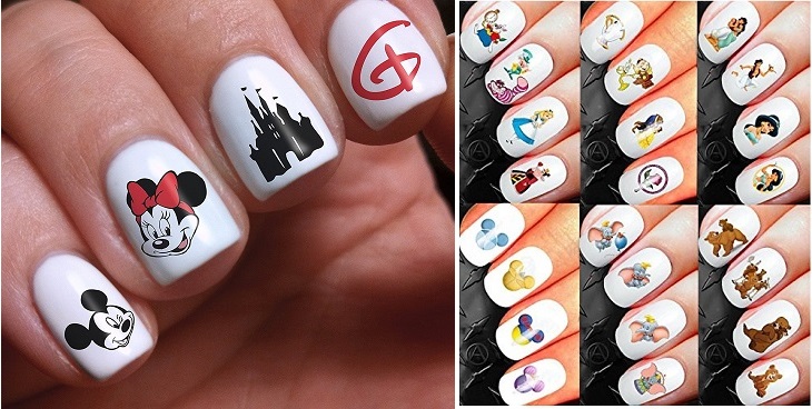7. "Oh My Disney" Nail Art Decals by Redbubble - wide 7
