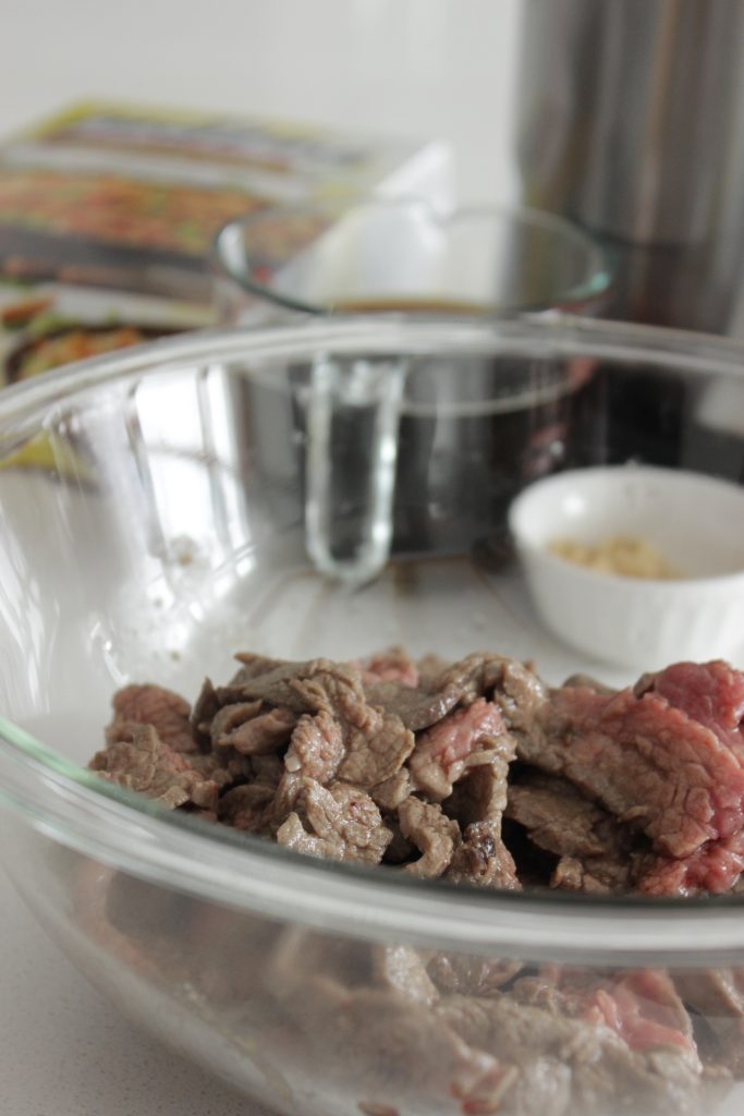 flank steak for mongolian beef