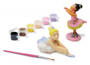 Melissa & Doug Decorate-Your-Own Ballerina Figurines