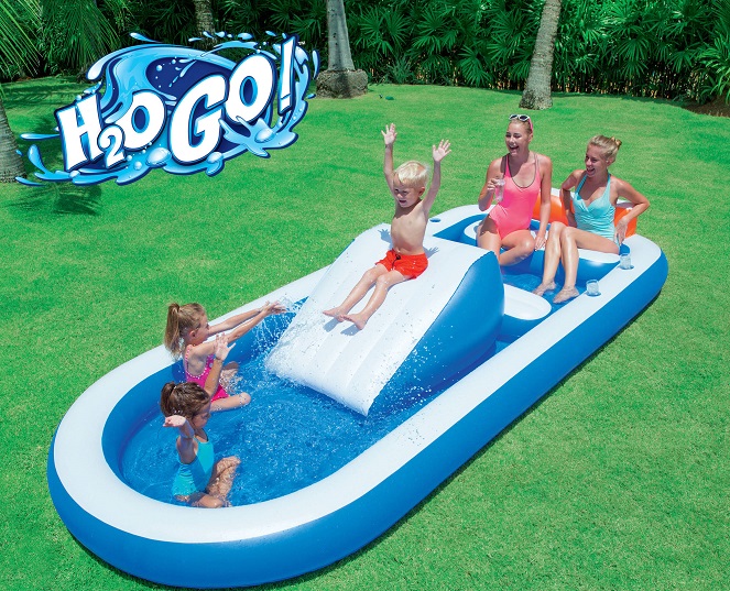 H2OGO! Dual Pool Family Inflatable Pool