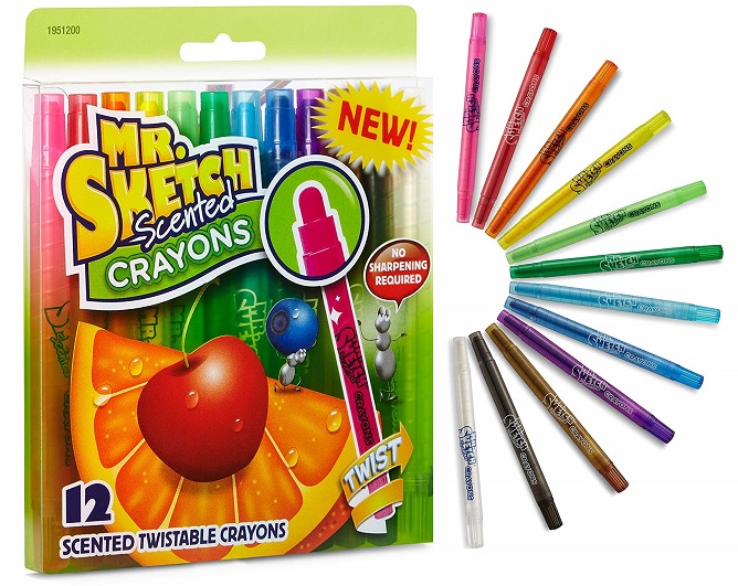 Mr. Sketch 12-Count Scented Twistable Crayons
