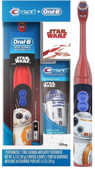 Een trouwe tabak stoeprand Oral-B Kids STAR WARS Electric Toothbrush $2.99 (reg. $5.99) -