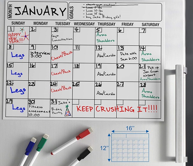 Dry Erase Calendar Board 9.97 (reg. 19.99)