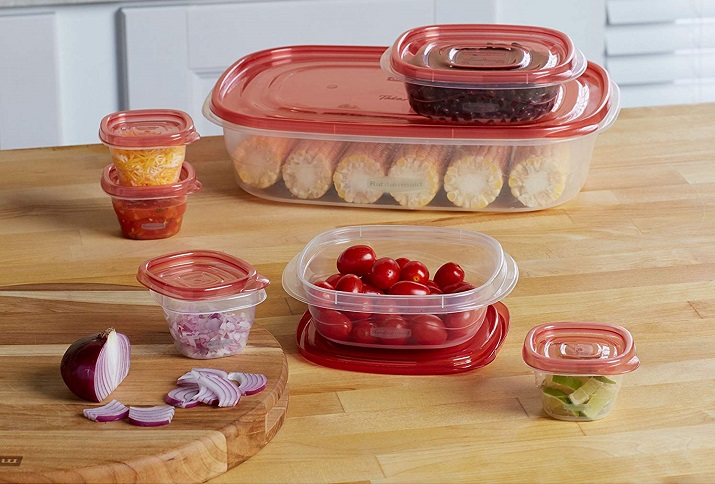 Rubbermaid TakeAlongs Deep Rectangle Food Storage Container 8 Cups (Set of  2)