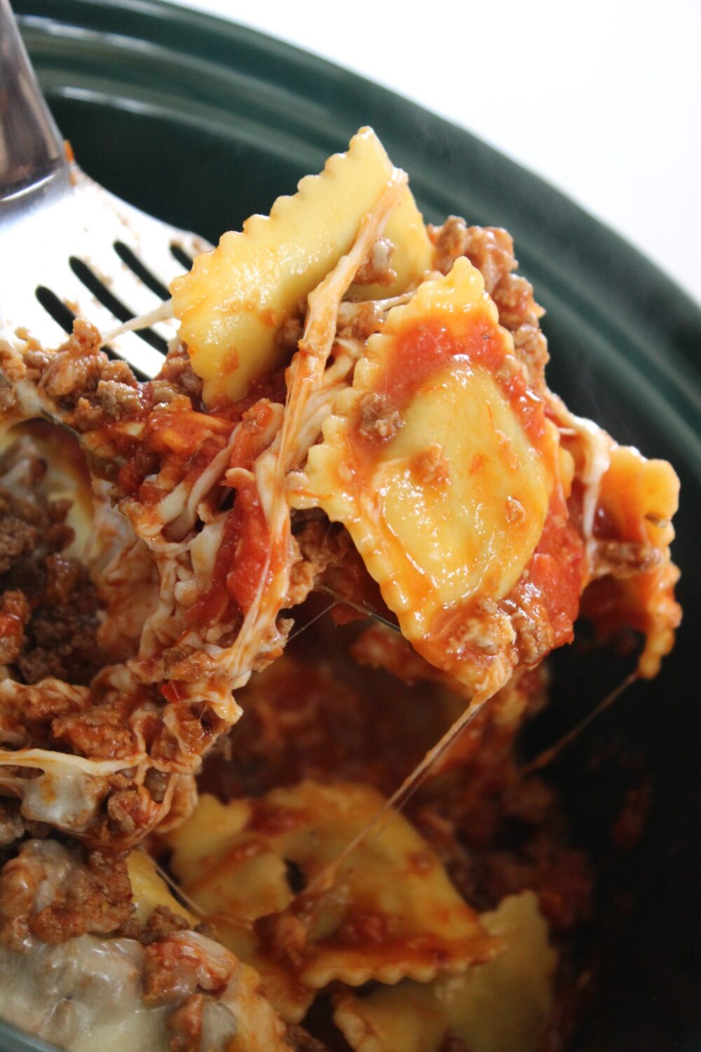 Crockpot Ravioli Casserole