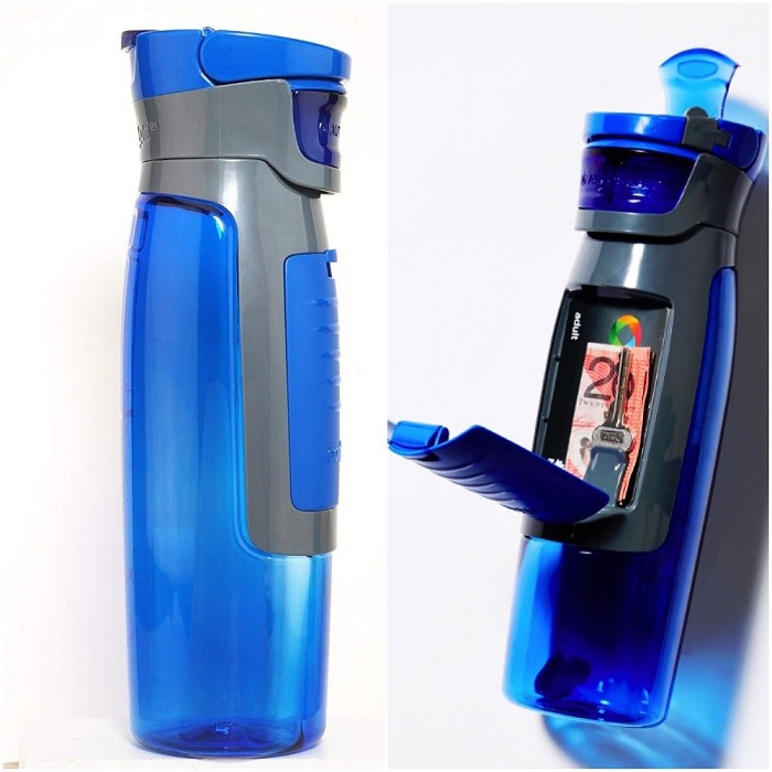 Contigo AUTOSEAL 24 oz Water Bottle with Storage Compartment $8