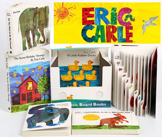 Eric Carle Six Classic Board Books Box Set World of Eric Carle