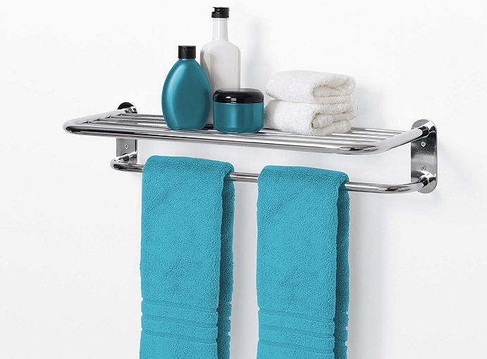 Hotel Style Towel Shelf 
