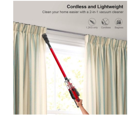 cordless vacuum cleaning drapes