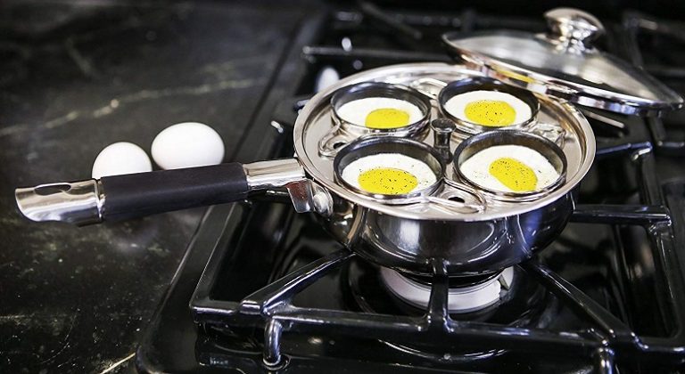 Best Price on Stainless Steel 4 Cup Egg Poacher