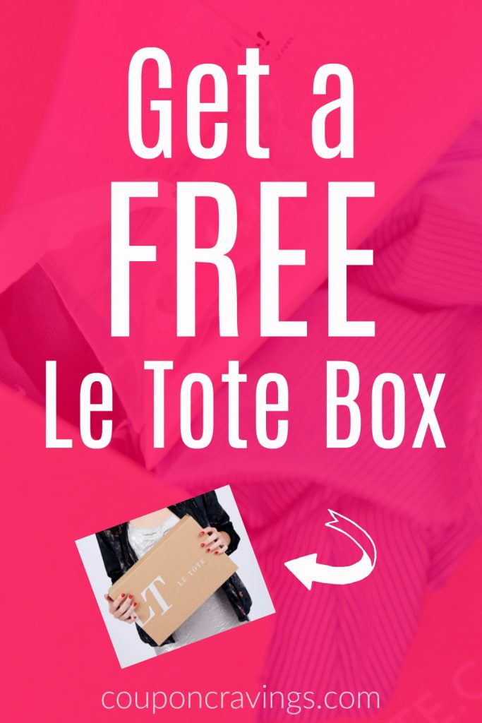 A picture of my Le Tote box