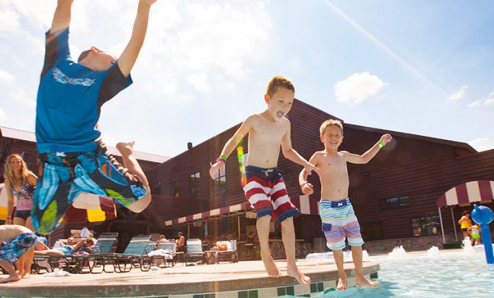 All the things about the Groupon Great Wolf Lodge PA situation starting with boys jumping in the pool