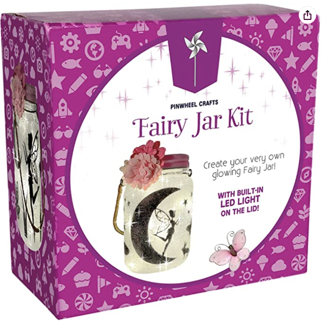 Fairy jar kit for 7 year old girls