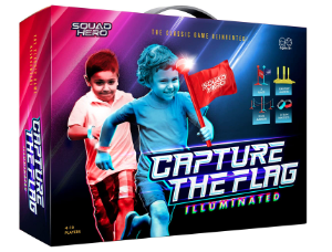 Front of the Capture the Flag game for 8 year old boys