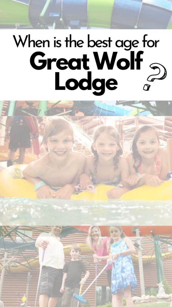 kids swimming at Great Wolf Lodge